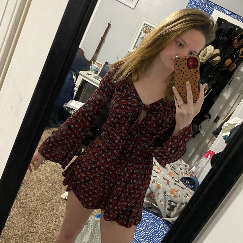 Red romper